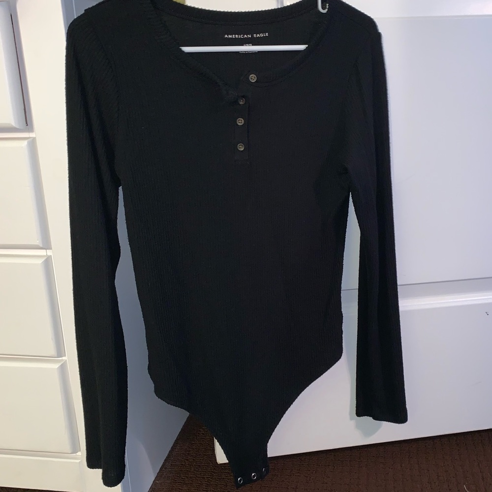 American Eagle Long Sleeve Bodysuit